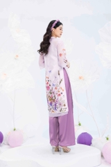 Áo dài gấm Niên Hoa