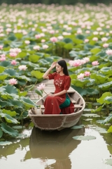 Áo dài Minh Yên thêu thủ công