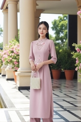 Áo dài Hoàng Diên thêu thủ công