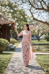 Áo dài Mẫn Hoa