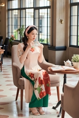 Set áo dài Kiều Nga