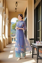 Áo dài Nhật Hoa
