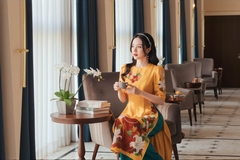 Set áo dài Kiều Nga