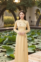Áo dài Linh Lan thêu thủ công