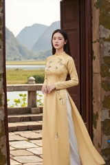 Áo dài Linh Lan thêu thủ công