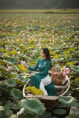 Áo dài Linh Lan thêu thủ công