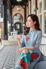 Set áo dài Yên Chi