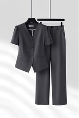 Set áo giả vest & Quần âu