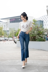 Áo phông thêu chữ YOU AND I