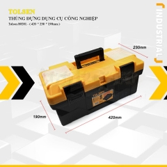 [Siêu Sale] [Chính hãng]  - thùng đựng đồ nghề  - hộp đựng dụng cụ Tolsen  (42x23x19 cm) , Tolsen (38x18x13 cm)