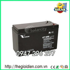 ẮC QUY VISION 12V-7AH (CP1270) dùng cho lưu điện, UPS..