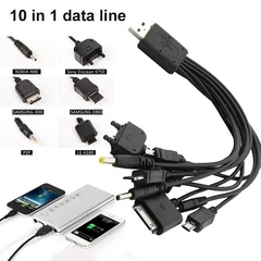 Dây cáp sạc đa năng 10 đầu cổng USB