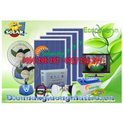 Hệ thống phát điện mặt trời mini 12V công suất 400W