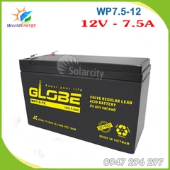 Ắc quy Globe 12V-7.5Ah (WP7.5-12)