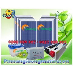 Hệ thống dự phòng điện mặt trời độc lập 600W
