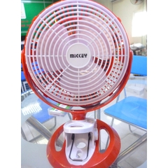 Quạt kẹp tích điện sạc Mini Mickey