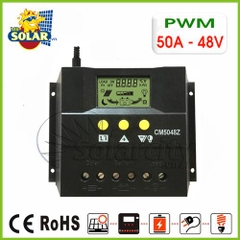 Bộ Điều Khiển Sạc Solar PWM 50A LCD-48V (CM5048Z)