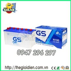 Ắc quy ô tô GS nước 12v-100Ah (N100)