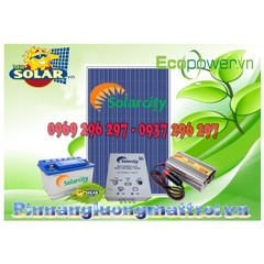 Hệ thống dự phòng điện mặt trời độc lập 100W