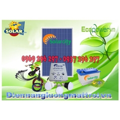 Hệ thống phát điện mặt trời mini 12V công suất 100W