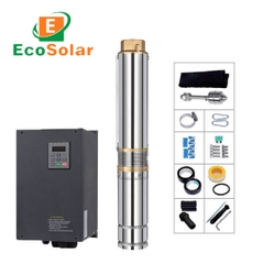 Bơm năng lượng mặt trời 4HP | Bơm hỏa tiễn 3000w