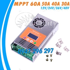 Điều khiển sạc pin mặt trời MPPT 40A LCD - 12V/24V/48V Auto