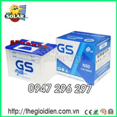 Ắc quy ô tô GS nước 12v-50Ah (N50)