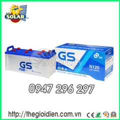 Ắc quy ô tô GS nước 12v-120Ah (N120)