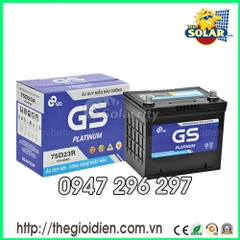Ắc quy ô tô GS khô 12v-65Ah (MF75D23)