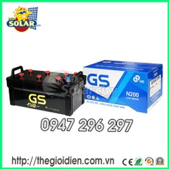 Ắc quy GS nước 12v-200Ah (N200)