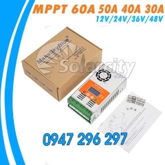 Điều khiển sạc pin mặt trời MPPT 50A LCD - 12V/24V/48V Auto