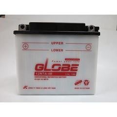 Ắc quy xe máy Globe nước  12V- 7Ah (12N7A-4B)