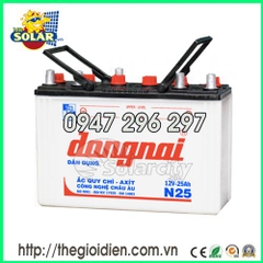 ẮC QUY ĐỒNG NAI NƯỚC 12V-25Ah (N25)