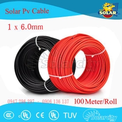 Dây cáp điện năng lượng DC 6.0mm2 (FR Cable, NingBo, Leader)