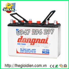 ẮC QUY ĐỒNG NAI NƯỚC 12V-28Ah (N28)