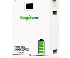 Pin Lithium Ecopower 51.20V 280Ah 14.336kWh (EP-W15) – Dòng pin lưu trữ LFP