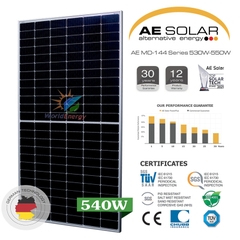 Tấm pin mặt trời AE Solar 540W