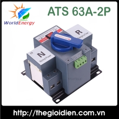 Bộ đổi nguồn điện ATS 63A-2P 1pha