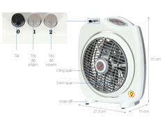 Quạt hộp Senko BD230