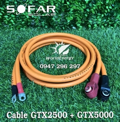 Cáp kết nối Inverter với pin lithium GTX2500 Cực Âm