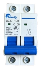 CB đóng ngắt AC 2 pha 100A