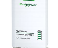 Pin Lithium Ecopower 51.2V 314Ah LiFePO4 -16.07kWh