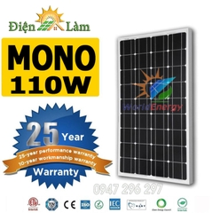 Tấm pin mặt trời Mono 110W WorldEnergy