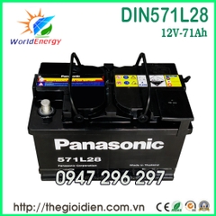 Ắc quy Panasonic 12V-71Ah (DIN 571L28)