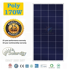 Tấm pin mặt trời Poly 170W SolarCity