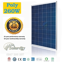 Tấm pin mặt trời Poly 260W SolarCity