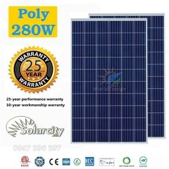Tấm pin mặt trời Poly 280W SolarCity