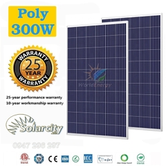 Tấm pin mặt trời Poly 300W SolarCity