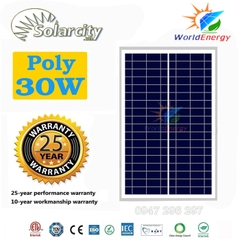 Tấm pin mặt trời Poly 30W SolarCity