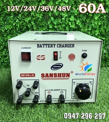 Sạc bình ắc quy Sanshun 60A